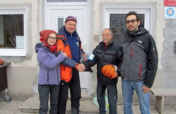 Z leve: Deborah Pieri, Egon Butinar, Nadir Pieri in Denis Scandella