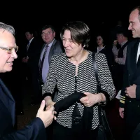 Marko Pavliha, Violeta Bulc in Peter Bossman