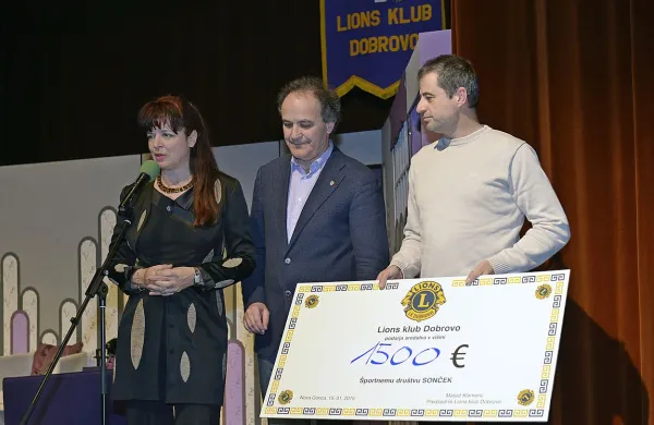 Izkupiček za delovanje dru&scaron;tva Sonček