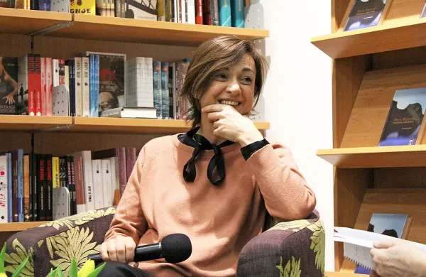 Daria Bignardi se je v Kopru sprehodila od svojega otroštva, polnega knjig, do uspeha, ki ga je požela s televizijskim in pisateljskim delom.