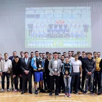 Skupina nagrajencev na Športniku Kopra 2014