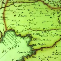 Zemljevid iz leta 1570 prikazuje prvo omembo Krasa na zemljevidu.