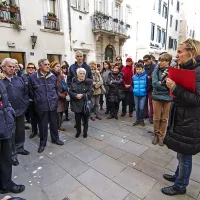 Sprehod po Pinkovem Trstu je vodila Poljanka Dolhar.