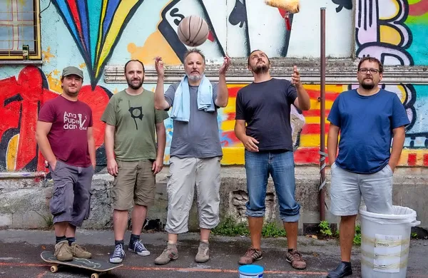 Jani Kovačič, obdan z Ano Pupedan 