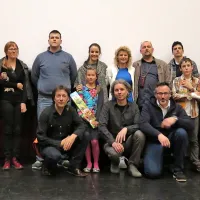 Gledalci so lahko pokramljali z ustvarjalci filma z režiserjem 
Vojkom Anzeljcem na čelu.