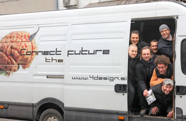 Inovativna družba 4design združuje mlade kreativce iz Nove 
Gorice in bližnje okolice.