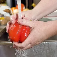 Pri pripravi hrane je treba upoštevati temeljna priporočila o 
varnosti in higieni. 