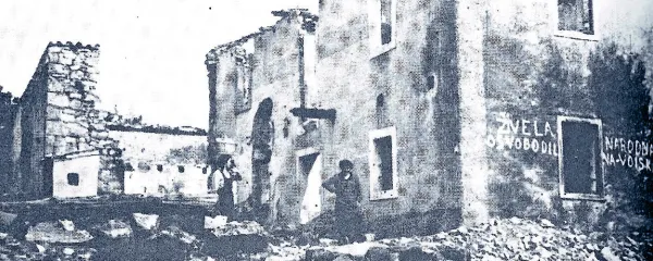V sovražnikovi ofenzivi oktobra 1943 požgana brkinska vas 
Barka od vojnih reparacij ni dobila nič.