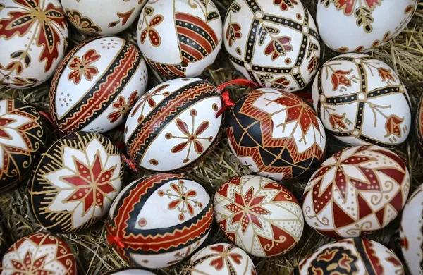Velikonočni pirhi Boža Batističa.