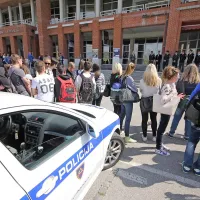 &Scaron;portniki v Novi Gorici o varnosti v prometu