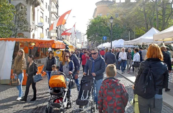 Korzo v sosednji Gorici je bil med Evropsko tržnico od petka 
do nedelje precej bolj živahen kot sicer.