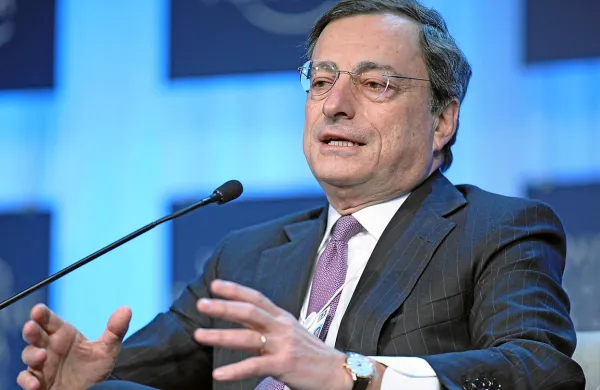 Predsednik Evropske centralne banke (ECB) Mario Draghi