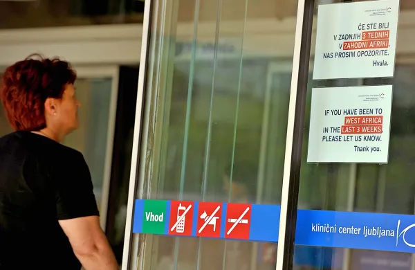 Ponovljena preiskava je pri bolnici, ki se zdravi v Univerzitetnem kliničnem centru Ljubljana,  dokončno izključila 
sum okužbe z ebolo.