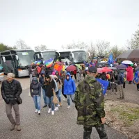 Dež jih ni premagal