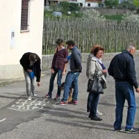 Klatežnica je z igrami pritegnila tako otroke kot tudi tudi  
starejše. 