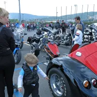 Najrazličnejši motorji so bili prava paša za oči za odrasle in 
otroke. 