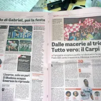 Včerajšnja Gazetta dello sport je Carpiju namenila skoraj dve 
strani.