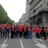 6000 ljudi na tradicionalni prvomajski povorki v Trstu