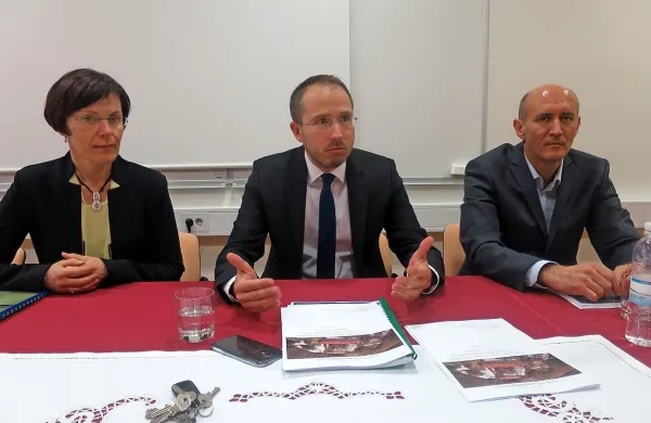 Lidija Mrak, Bogdan Tušar in dr. Marko Pišljar 
