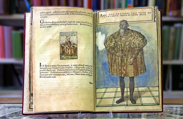 Koloriran izvod Herbersteinovega dela Gratae posteritati iz 
leta 1560 sodi v vrh evropske knjižne dediščine. 