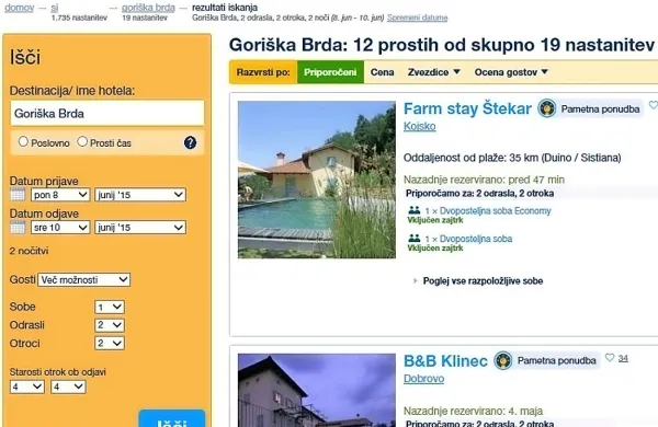 Drugi ponudniki trdijo, da jim  je zadnje čase “pomagal” zlasti 
Booking.com