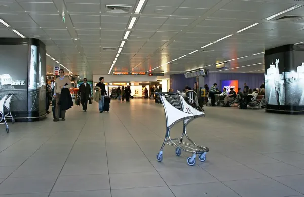 Rimsko letališče Fiumicino so zaradi požara, ki je izbruhnil 
malo po polnoči, začasno zaprli. Opoldne so znova začeli s 
poleti.  