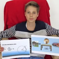 Formulo za dolžino krožnega loka si zapomniš s pomočjo možganskih kod.