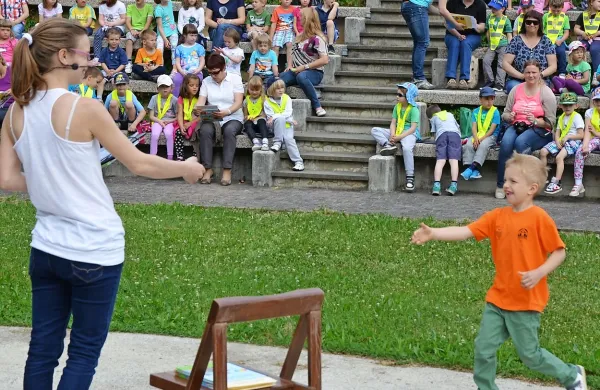 V letošnjem šolskem letu  je v  projektu Zeleni nahrbtnik 
sodelovalo približno 15 vrtcev iz Goriške.