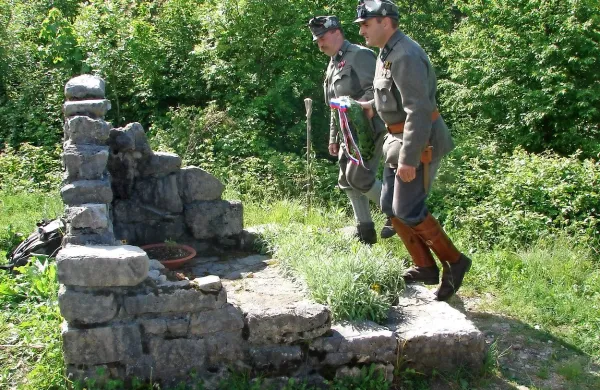 Položila venec na vrhu &Scaron;kabrijela