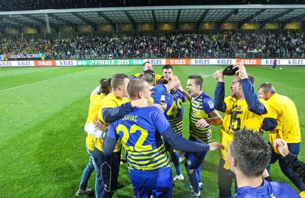 Slavje ob pokalni zmagi FC Koper