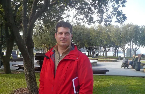 Branko Čermelj (levo) in Matjaž Ličer z Morske biološke 
postaje. 