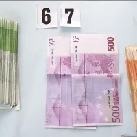 Med akcijo so zasegli večjo vsoto gotovine.