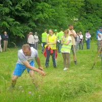 S kraljevskimi kosami na zahtevni, naplavljeni parceli, pa je 
šlo zelo zares, a s težavami.