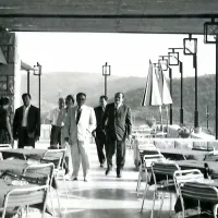 Hotele Belvedere so odprli leta 1962, slovesnosti pa sta se 
udeležila tudi Tito in Jovanka Broz.