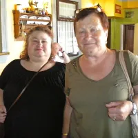 Alenka (levo) in Erna Aščerič iz Kopra 