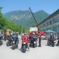 V Kobaridu se je  zbralo 300 motoristov