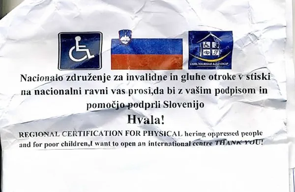 S to “listino” je Romun pobiral prostovoljne prispevke po 
Kopru.