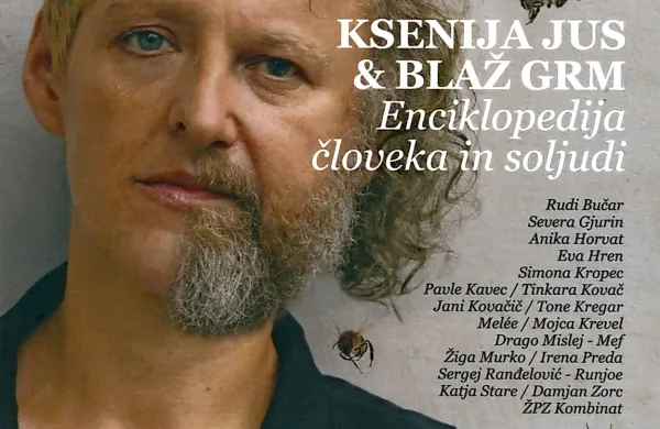 Na naslovnici plošče, ki jo je oblikoval Blaž Grm, se   njegovo 
obličje preliva v obraz Ksenije Jus.  