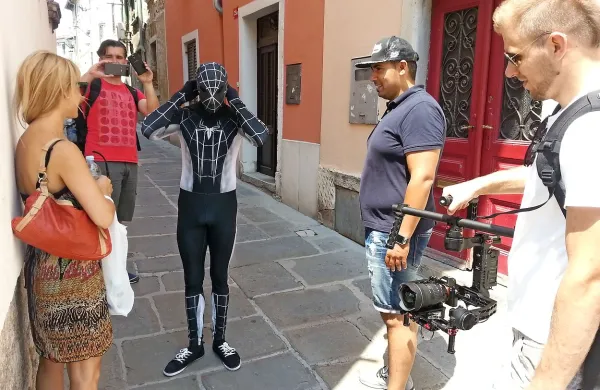 Danes lahko v Kopru srečate Spidermana.