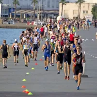 Utrinek iz lanskega Triatlona za pokal Istre