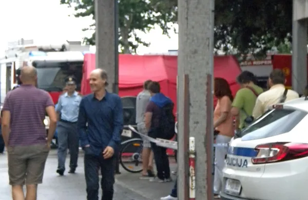 Rektor Dragan Marušič je prišel pogledat, kaj se na fakulteti 
dogaja.  