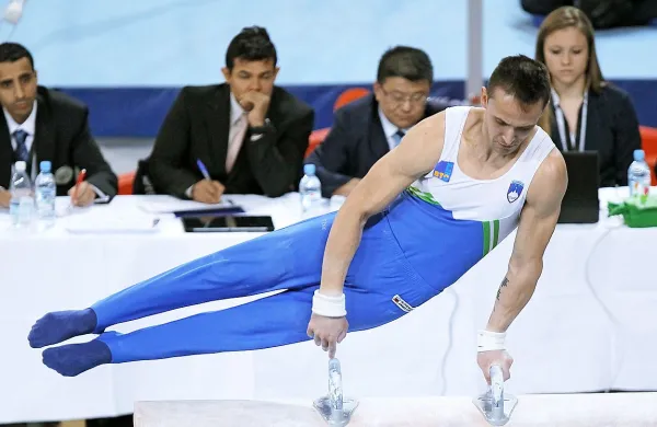 Škofjeločan Sašo Bertoncelj je Sloveniji priboril prvo zlato 
odličje na evropskih igrah.