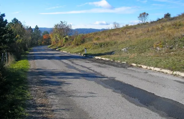 Pri Črnih njivah sta mladeniča s terenskim avtom zapeljala s 
ceste, trčila v drevo in se prevrnila.