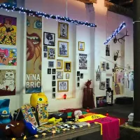 Pop-up market, na katerem je sodelovala tudi novogoriška 
umetnica Nina Bric.