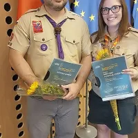 Gašper Rupnik in Nina Kapelj