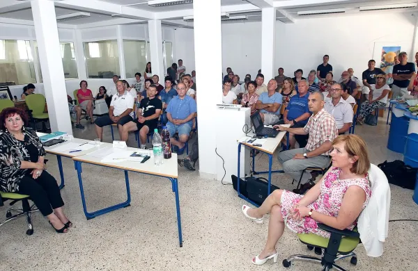 Varuhinja človekovih pravic Vlasta Nussdorfer (levo) in njena namestnica Kornelija Merzel (desno)  sta prvič obiskali 
Ankaran. 