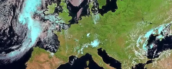 Subtropski anticiklon je zaobjel večji del Evrope.