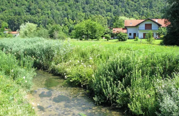 Potok Idrijo nameravajo ukrotiti, da bi bilo v okolici možno 
graditi. 