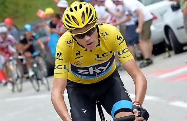 Chris Froome je včeraj (začasno) oddal rumeno majico 
najboljšega na dirki po Franciji.