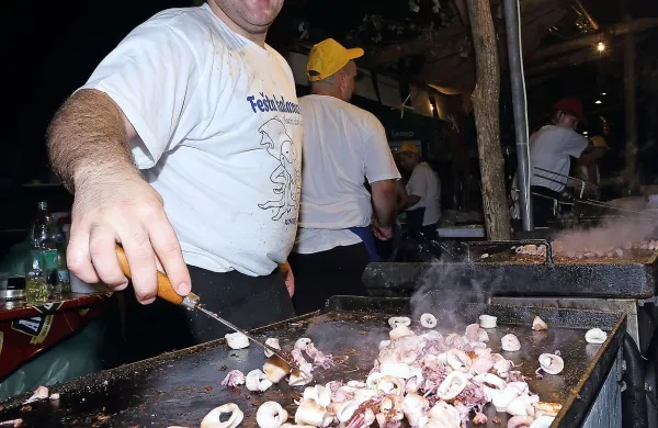 Utrinek z lanske Fešte kalamarov.